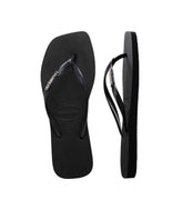 Havaianas Women's Slim Square Metalic Logo Thongs