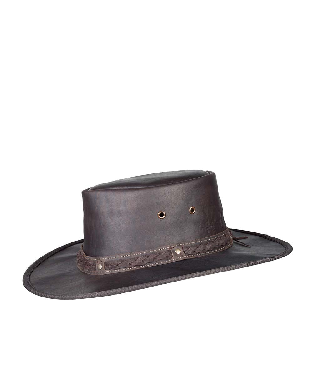 Barmah Squashy Roo Leather Hat - UGG Outlet Store