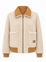 UGG Women's Bondi Reversible Bomber Jacket - Chestnut/Natural