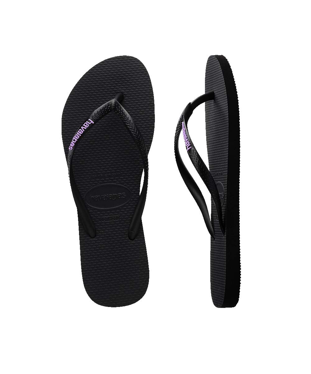 Havaianas Kids Slim Rubber Logo Thongs - UGG Outlet Store