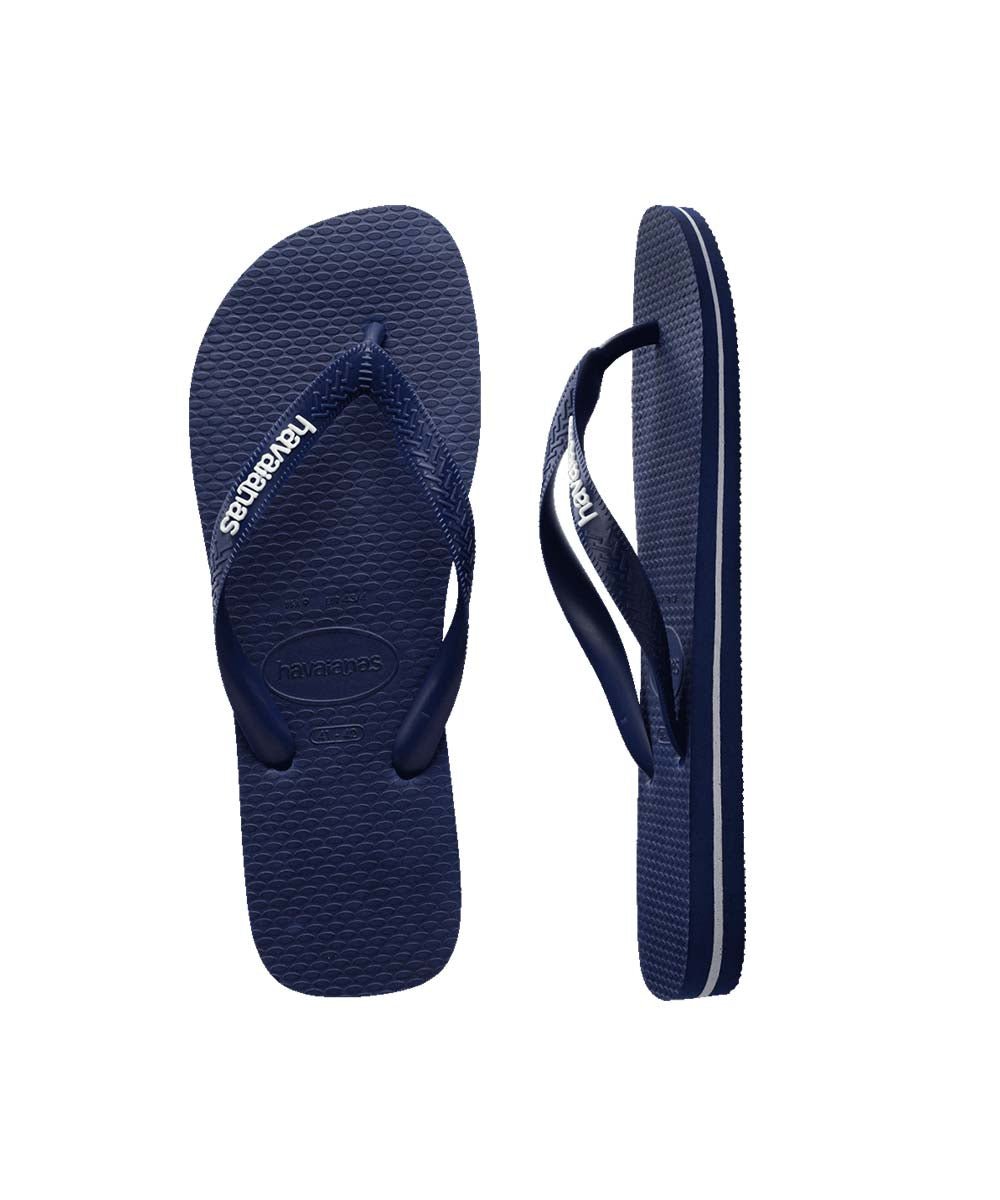 Havaianas Men's Rubber Logo Thongs - UGG Outlet Store