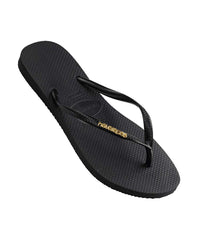 Havaianas Women's Slim Metal Logo Thongs - UGG Outlet Store