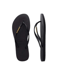 Havaianas Women's Slim Metal Logo Thongs - UGG Outlet Store