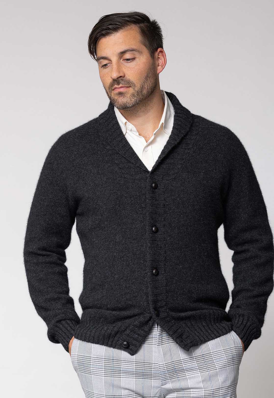 Men's Merino Possum Shawl Collar Cardigan - UGG Outlet Store