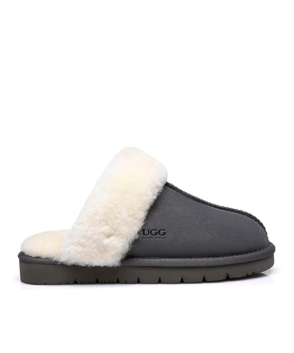 Women s UGG Fuzzy Slipper Grey AU 4 EUR 35