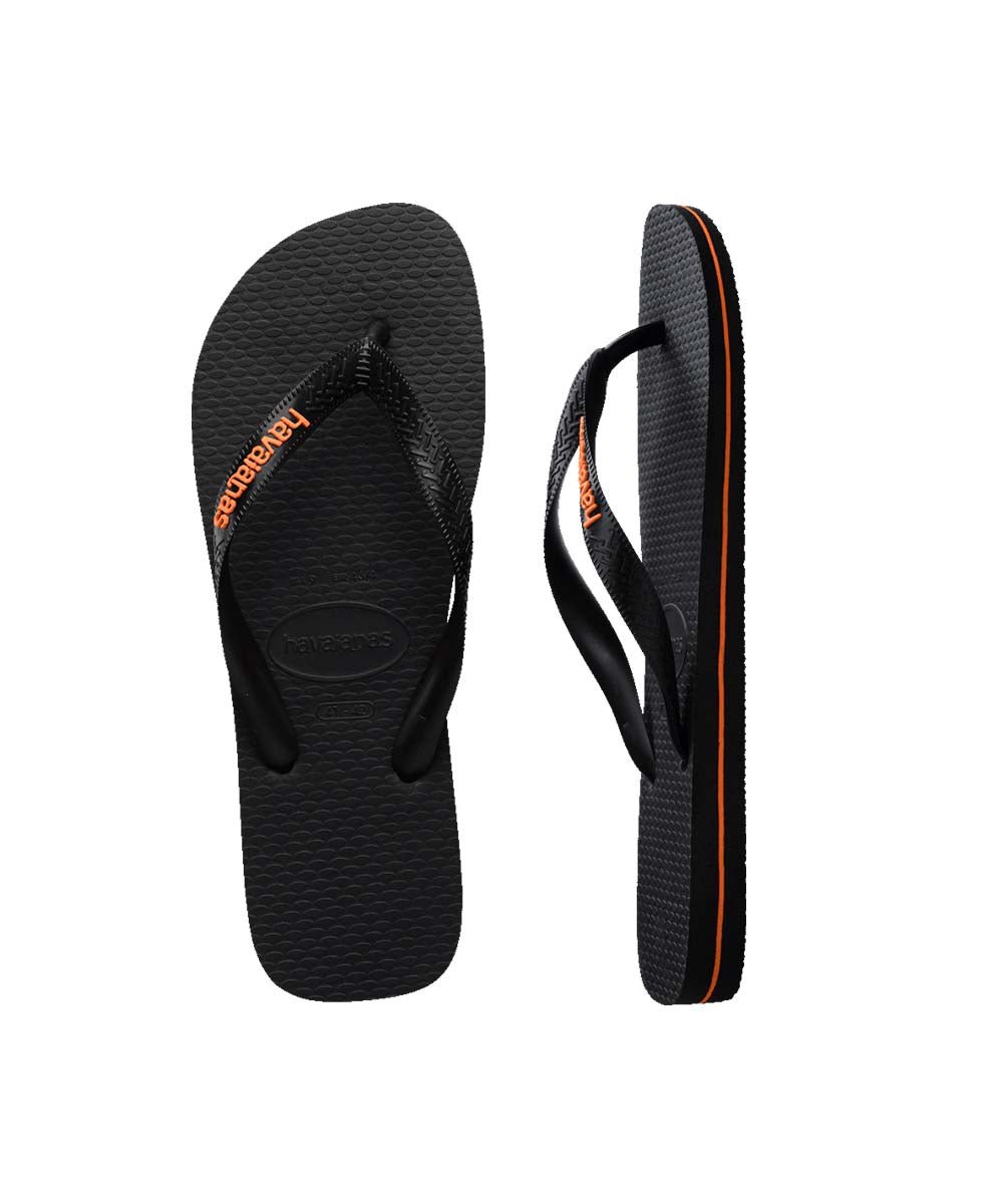 Havaianas Men's Rubber Logo Thongs - UGG Outlet Store