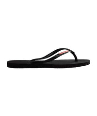Havaianas Women's Slim Metal Logo Crystal Thongs - UGG Outlet Store