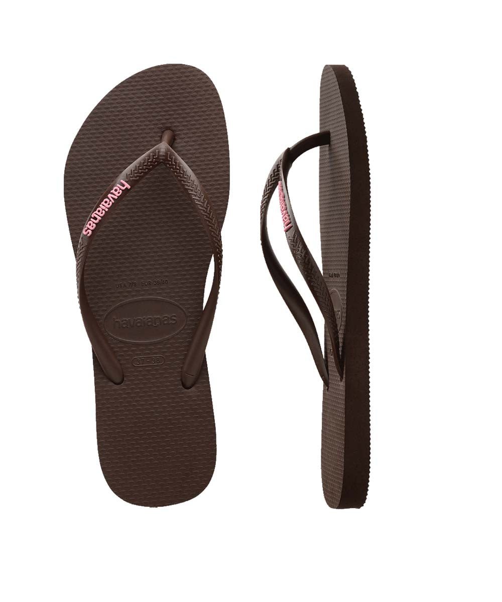 Havaianas Women's Slim Rubber Logo Thongs - UGG Outlet Store