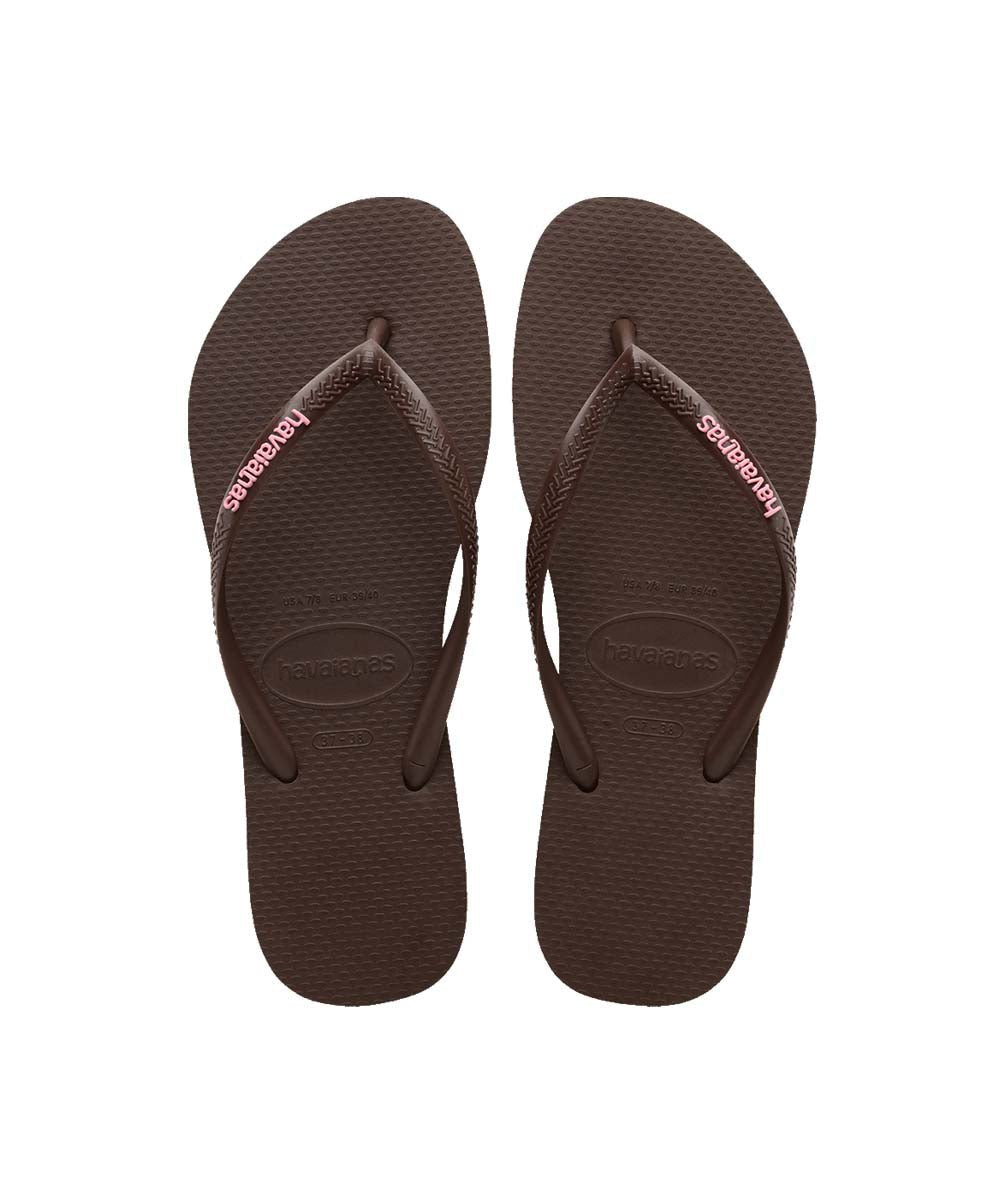 Havaianas Women's Slim Rubber Logo Thongs - UGG Outlet Store
