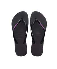 Havaianas Women's Slim Rubber Logo Thong