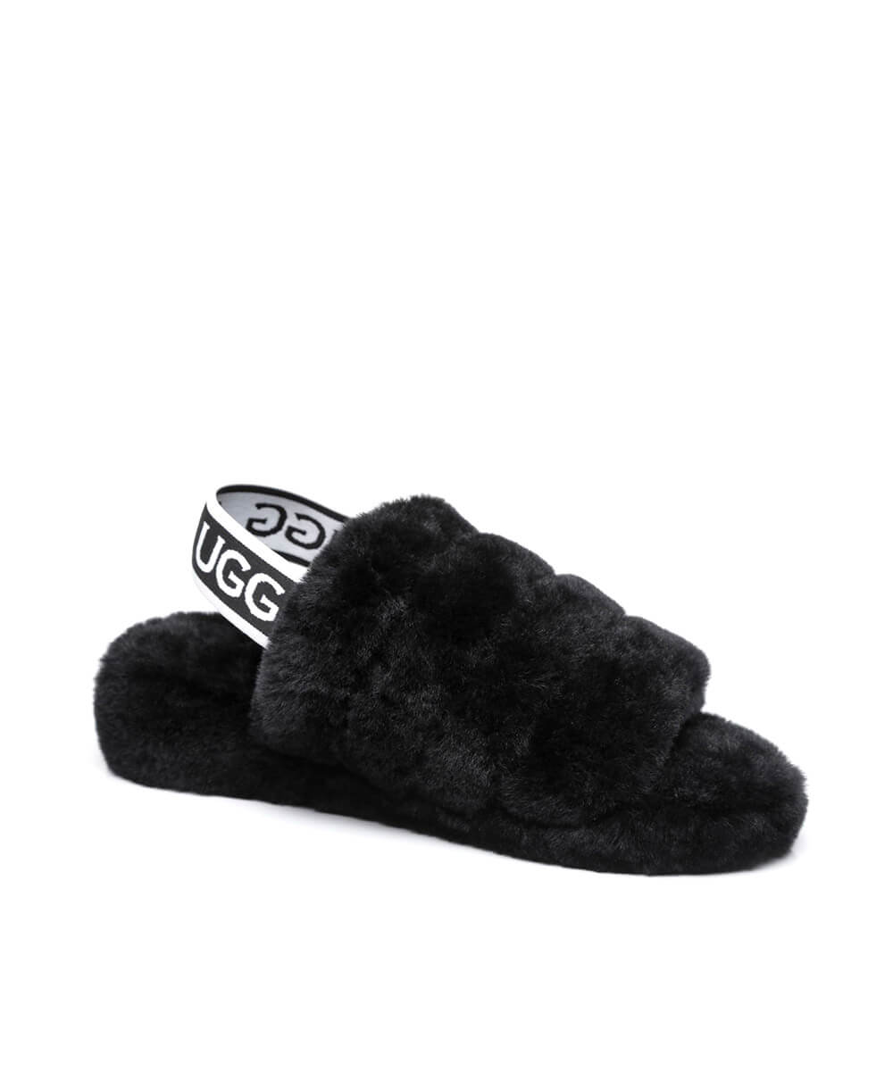Premium Ugg Fluffy Slides Snugg UGG Slides - Main Image